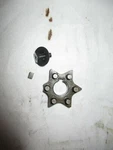 Shift Drum End Segment With Straight Key 3R4-18185-00-00 1982 Yamaha YZ490. Fixed Price $19.99.
